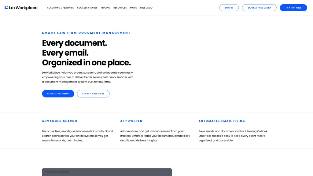 LexWorkplace 官网截图