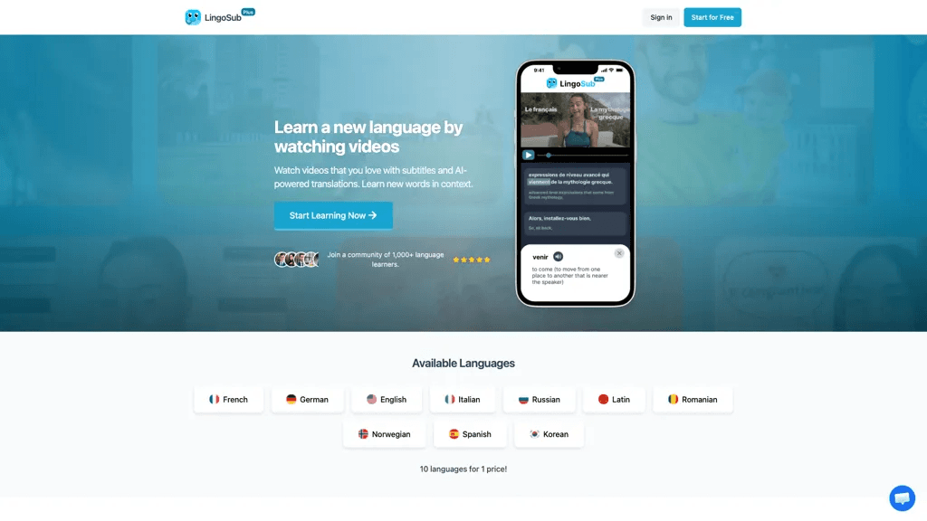 Lingosub 工具截图