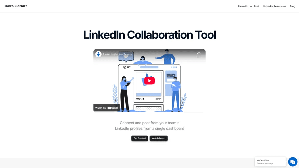 Linkedin Geniee 工具截图
