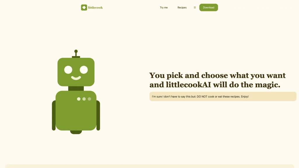 Littlecook 官网截图