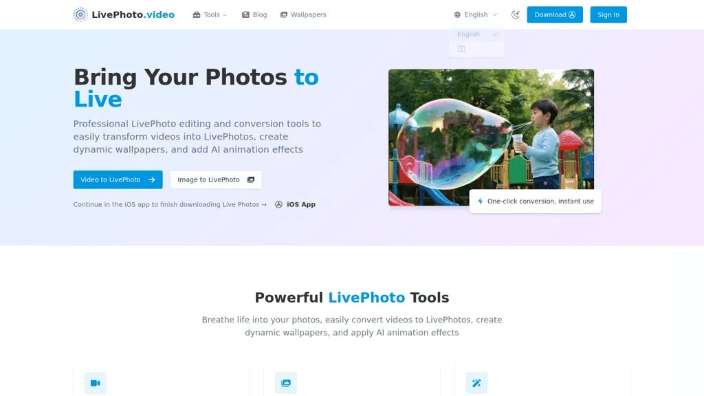 LivePhoto.video 官网截图