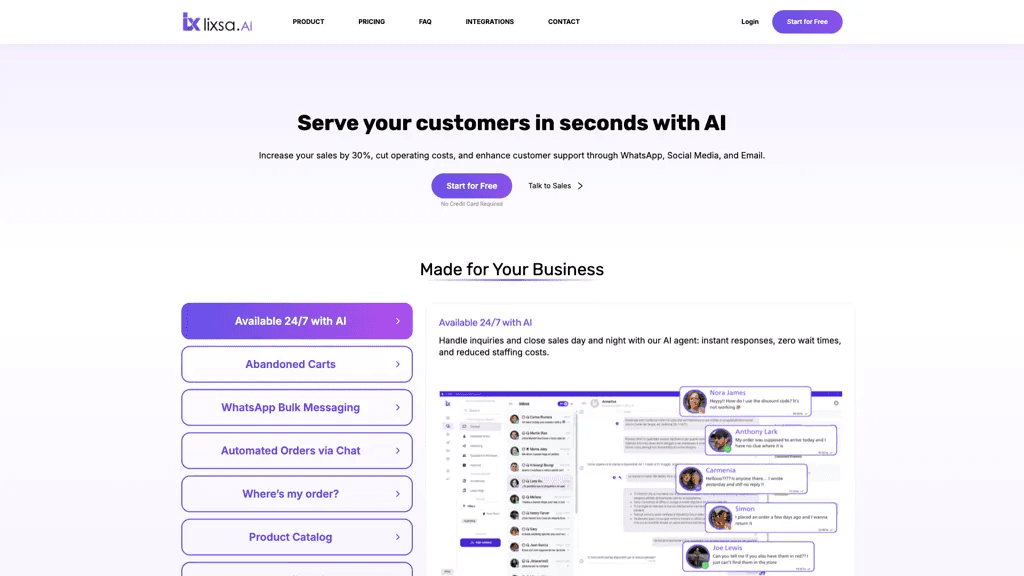 Lixsa.ai 工具截图