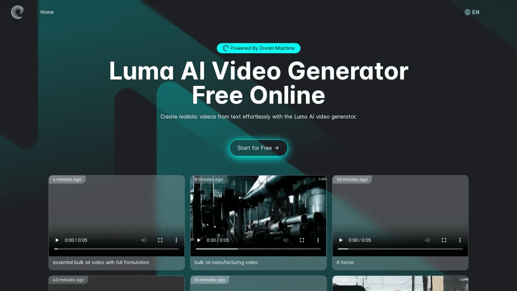 AIVideoGenerator.me 工具截图