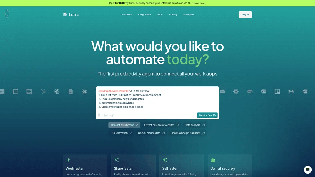 Lutra AI 工具截图