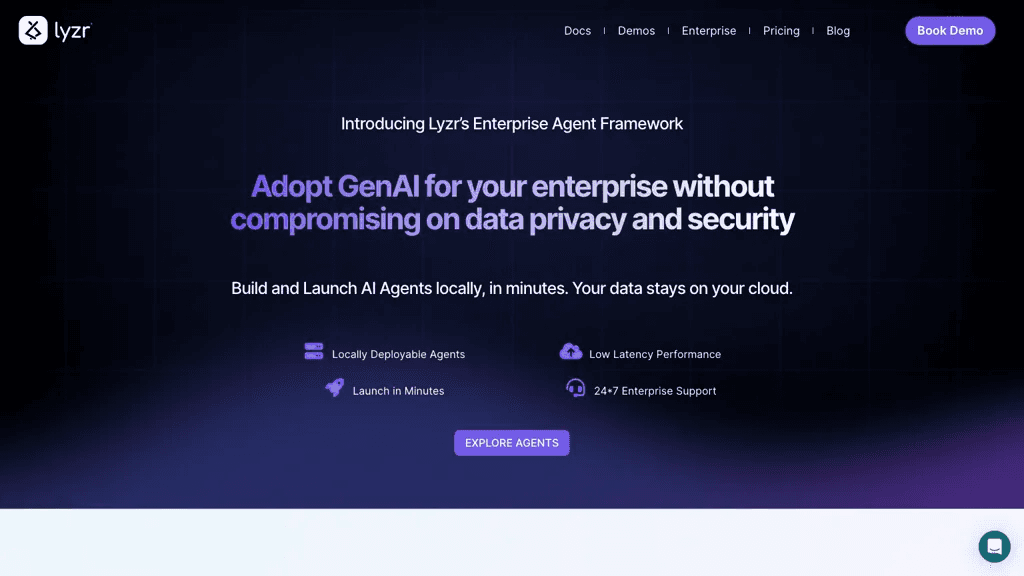 Lyzr AI 工具截图