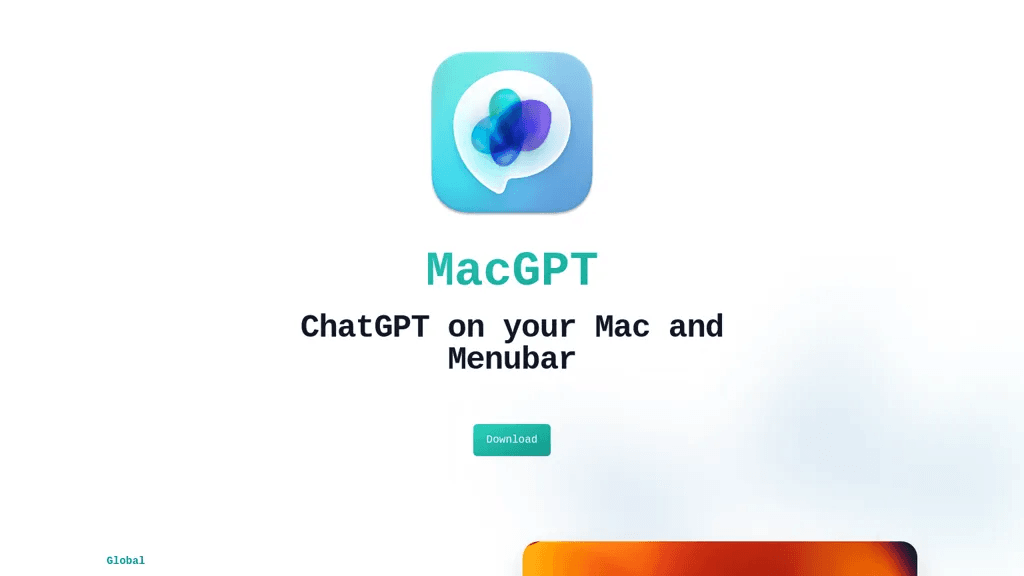 MacGPT 官网截图