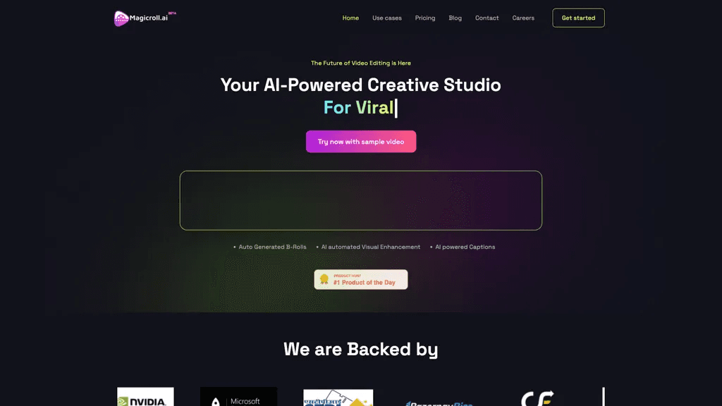 Magicroll.ai 官网截图