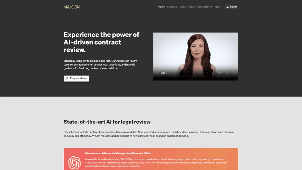 Maigon.io 官网截图