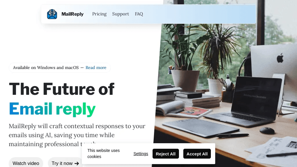 MailReply 官网截图