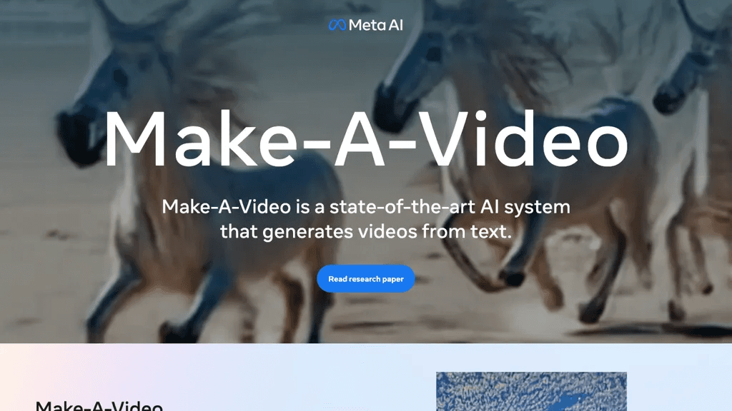 Make a Video 官网截图