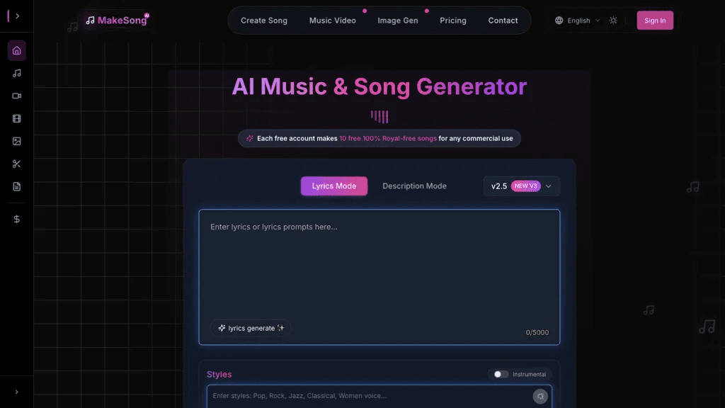 Make Song 工具截图