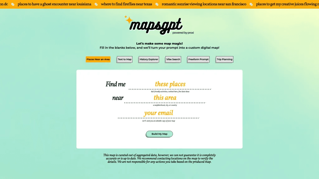 MapsGPT 工具截图