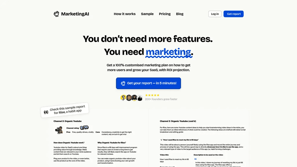 MarketingAI 工具截图
