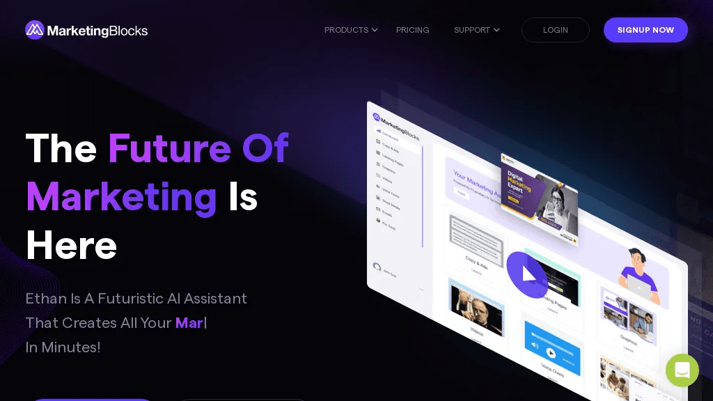 MarketingBlocks AI 工具截图
