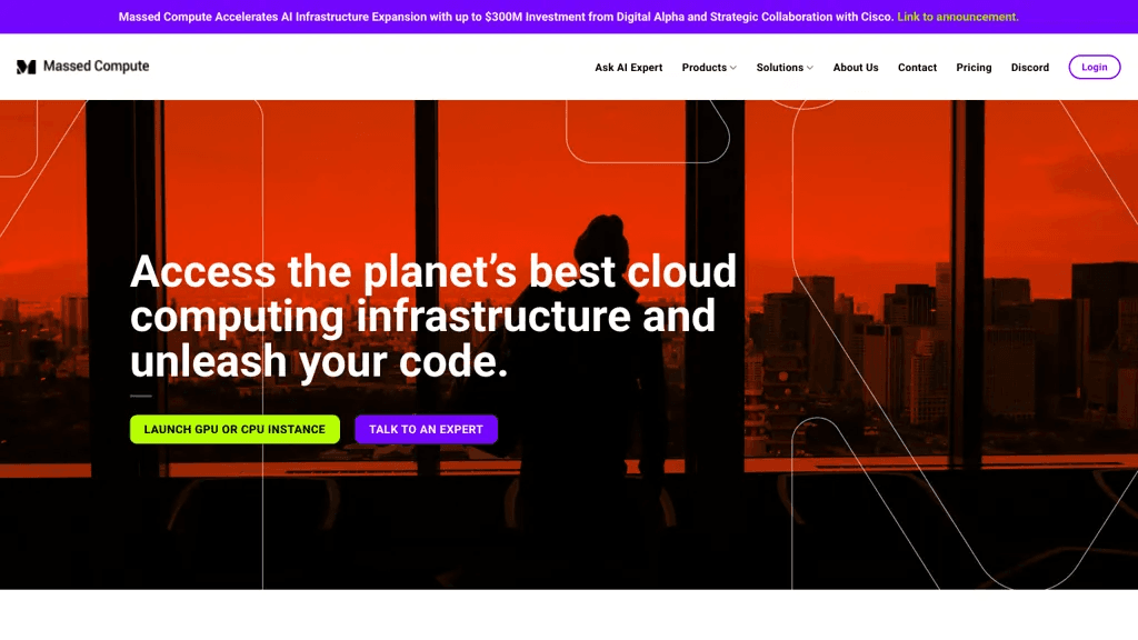 Massedcompute.com 官网截图