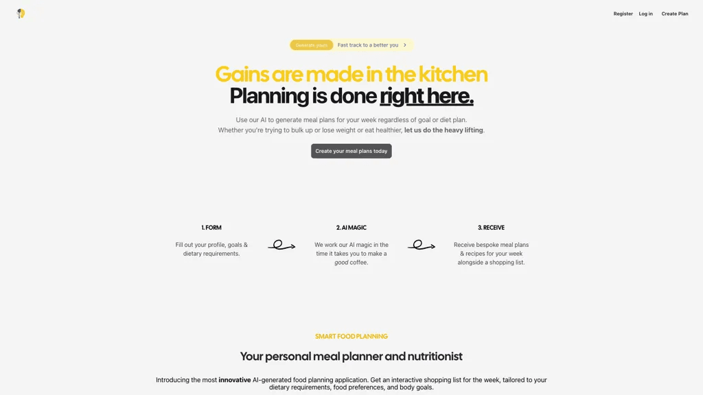 Mealmind 工具截图