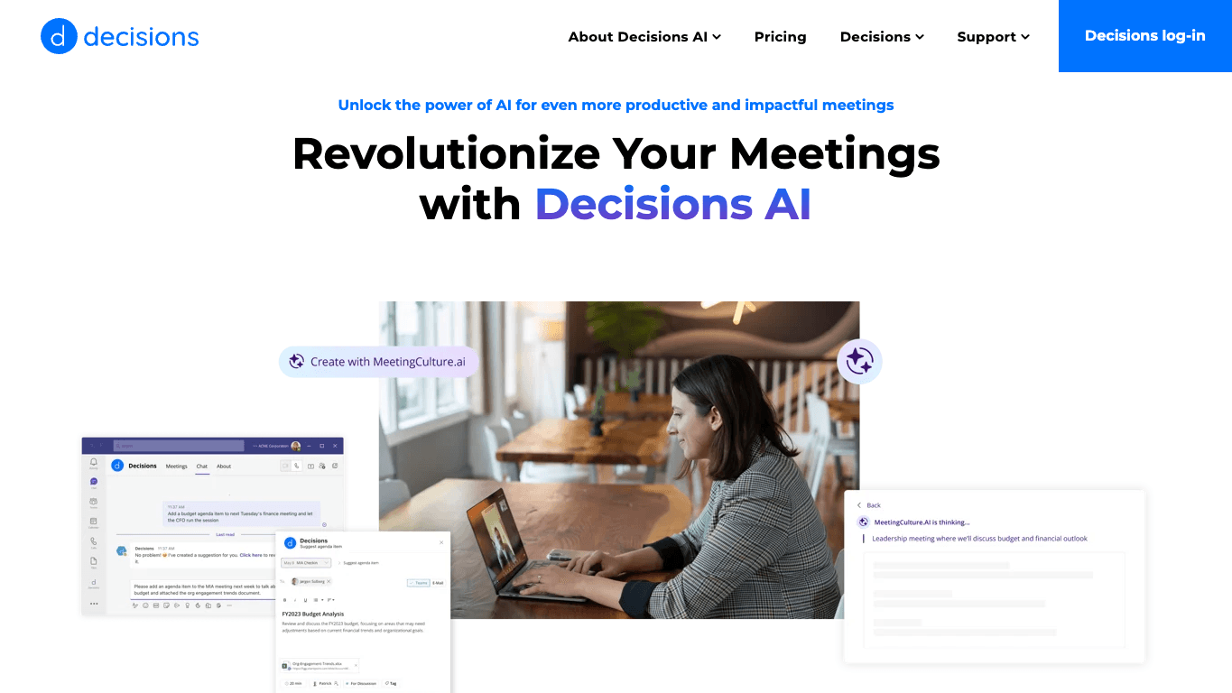 MeetingCulture.ai 工具截图