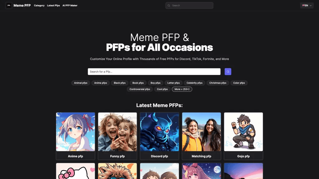 Meme PFP 工具截图