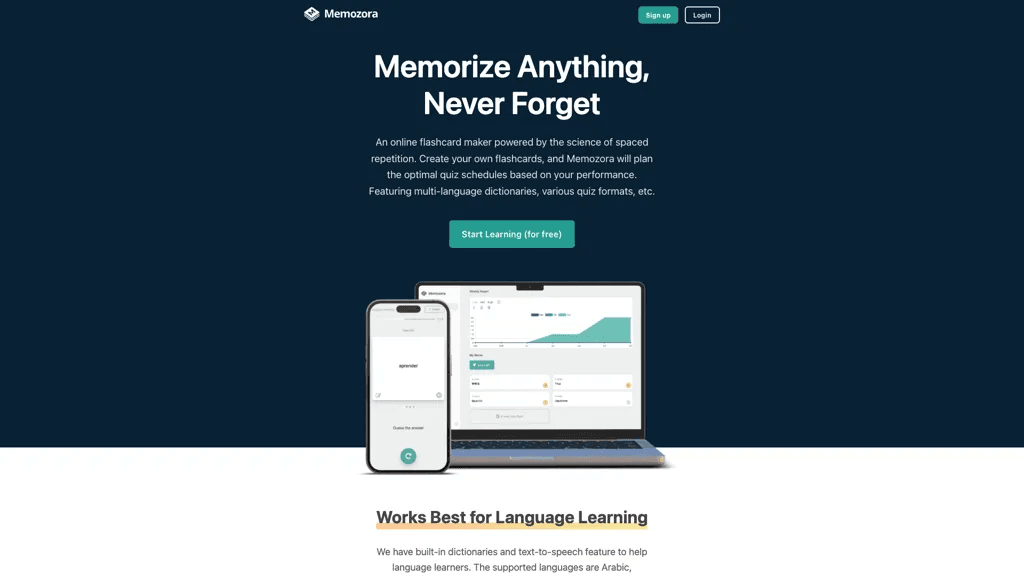 Memozora 工具截图