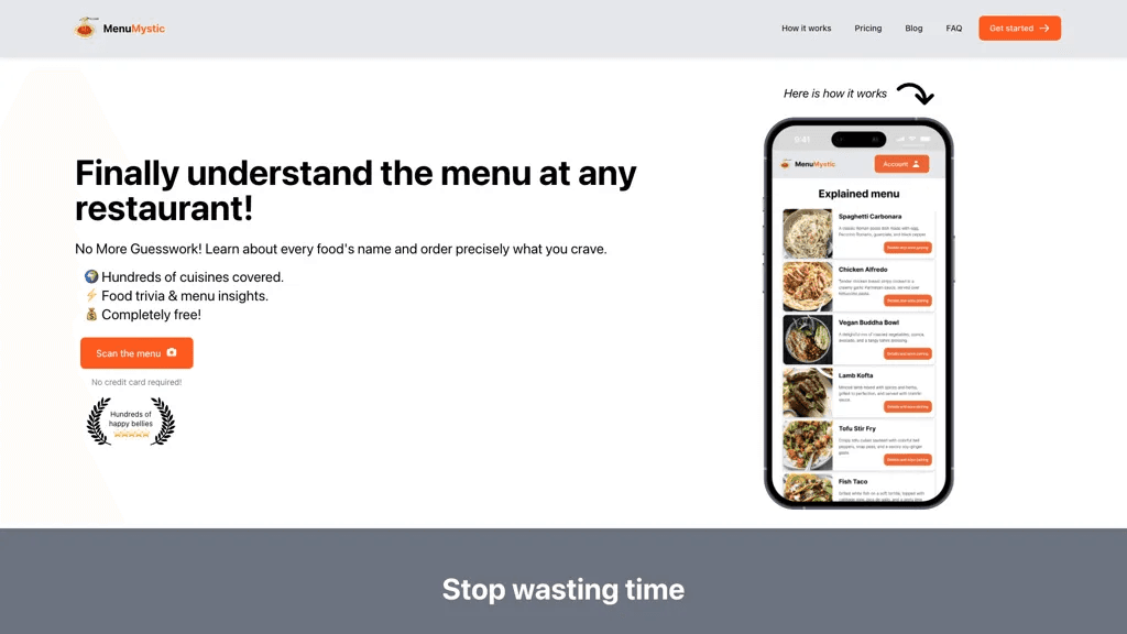 Menu Mystic 工具截图