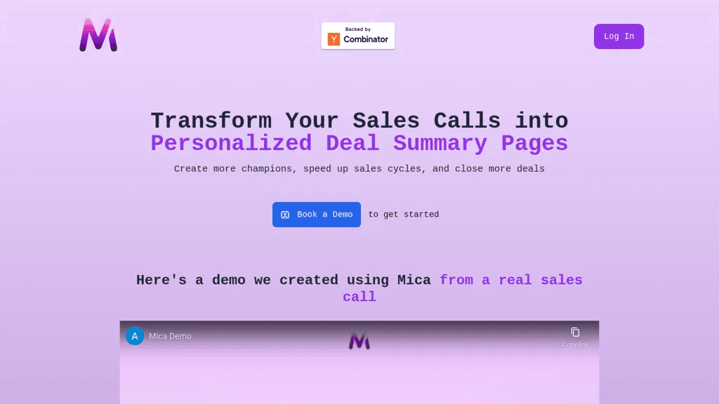 Mica AI 工具截图