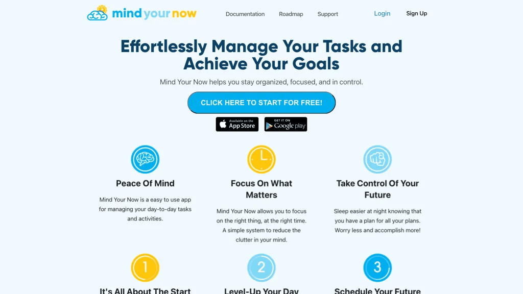 Mind Your Now 官网截图