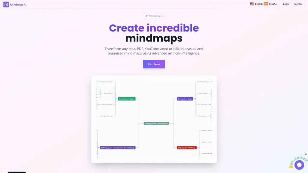 MindmapAI 工具截图