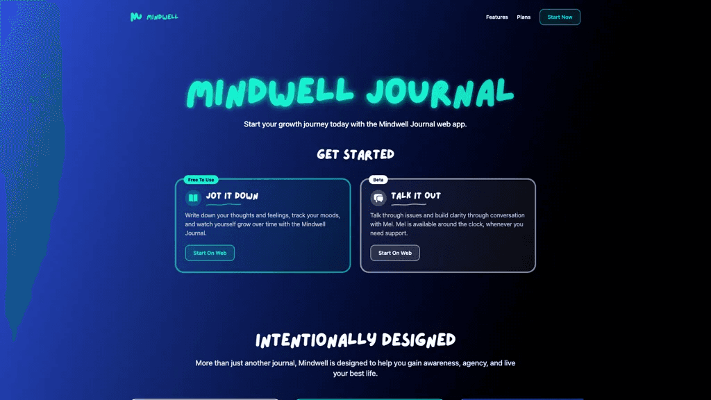 MindwellAI 官网截图