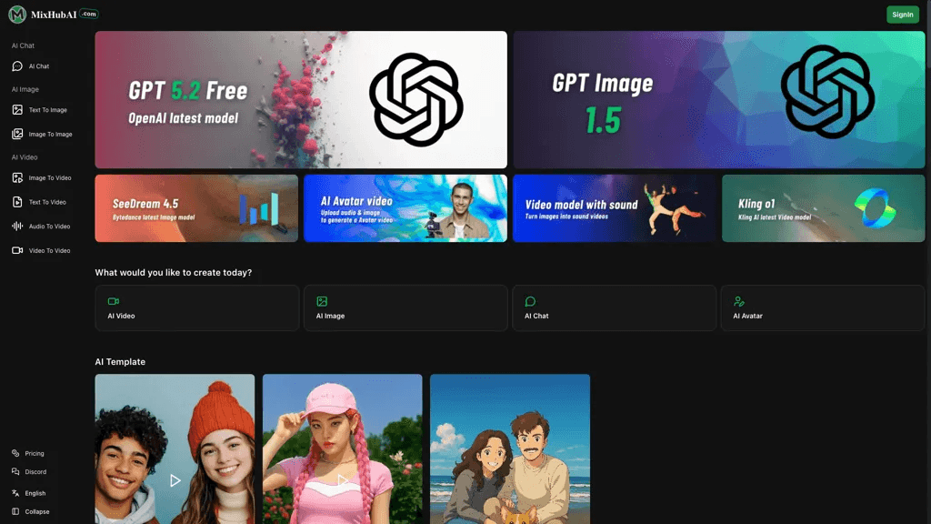 MixHub AI 工具截图
