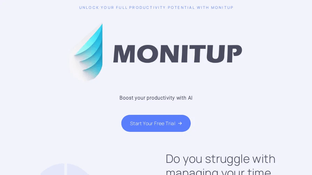 MonitUp Time Tracking 工具截图