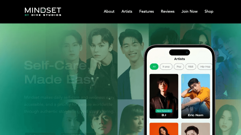 Mood AI by Mindset 官网截图