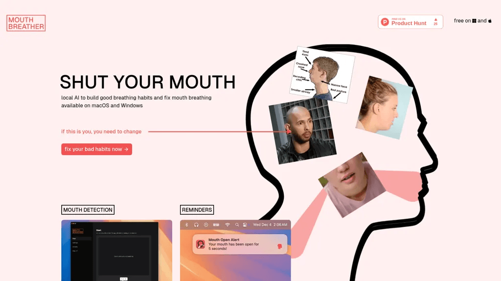 MOUTH BREATHER 官网截图