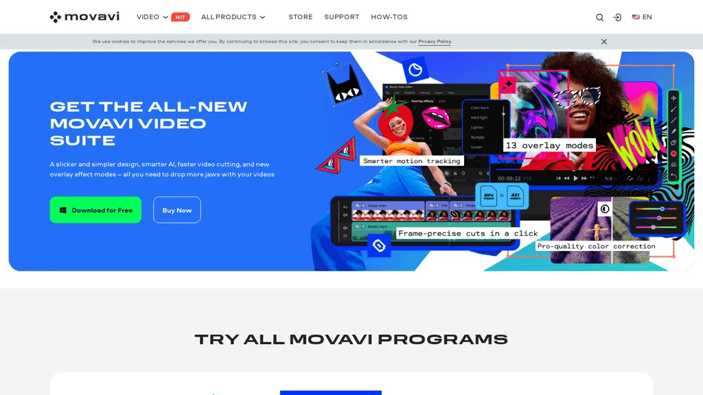 Movavi Video Editor 工具截图