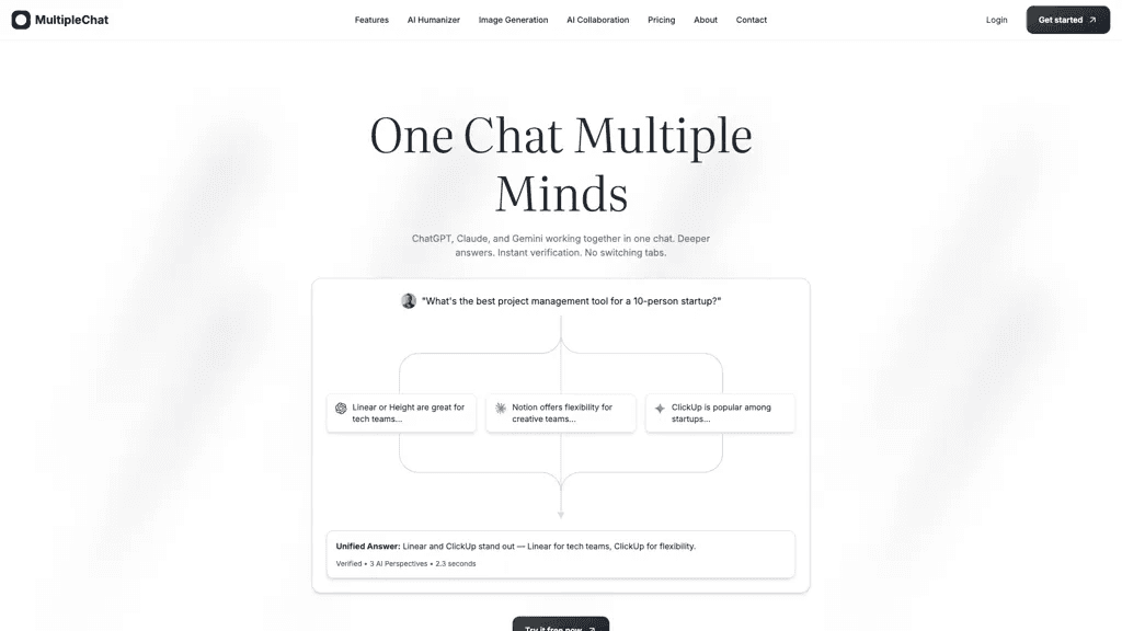 MultipleChat 工具截图