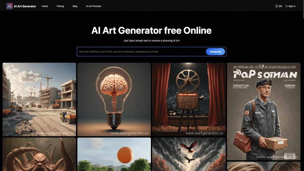 Muse AI Art Generator 工具截图