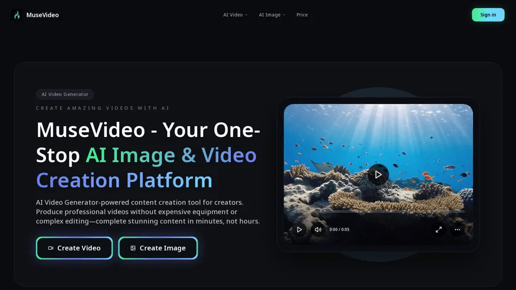 MuseVideo 工具截图