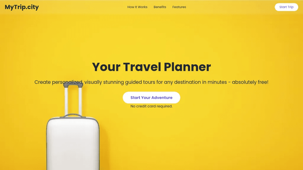 MyTrip.city 官网截图