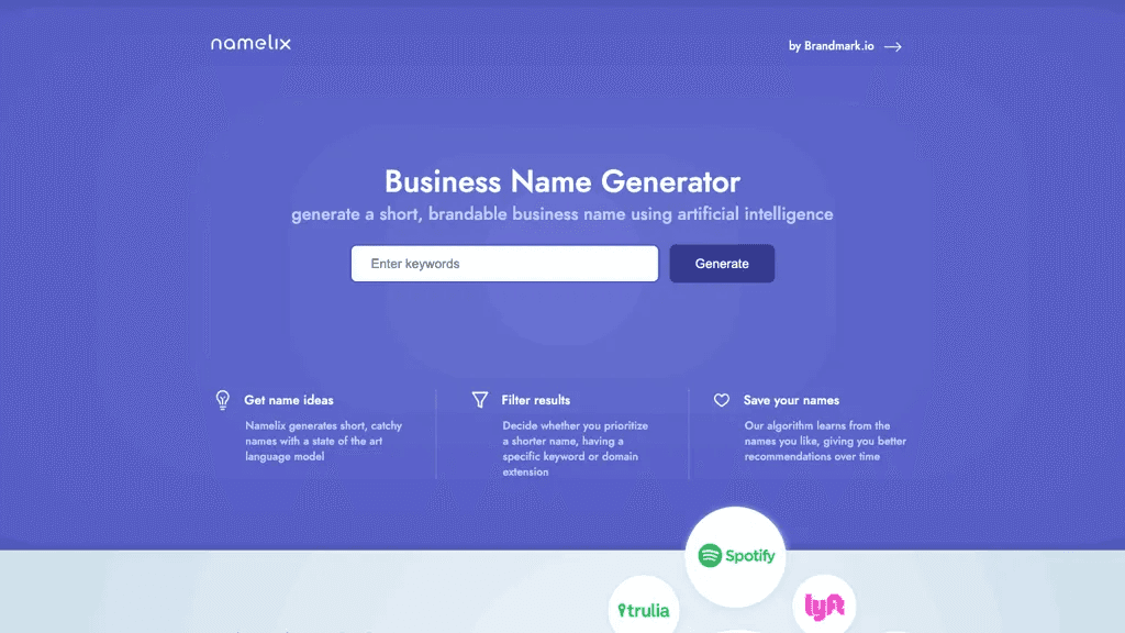 Namelix 工具截图
