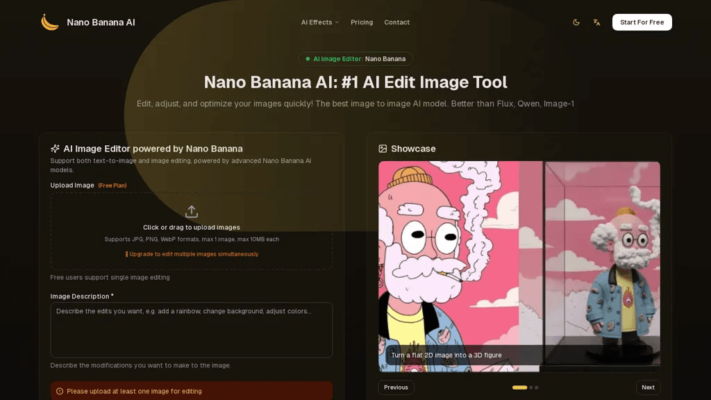 Nano Banana Art 工具截图