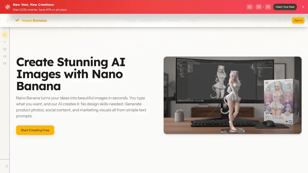 Nano Banana Web 工具截图