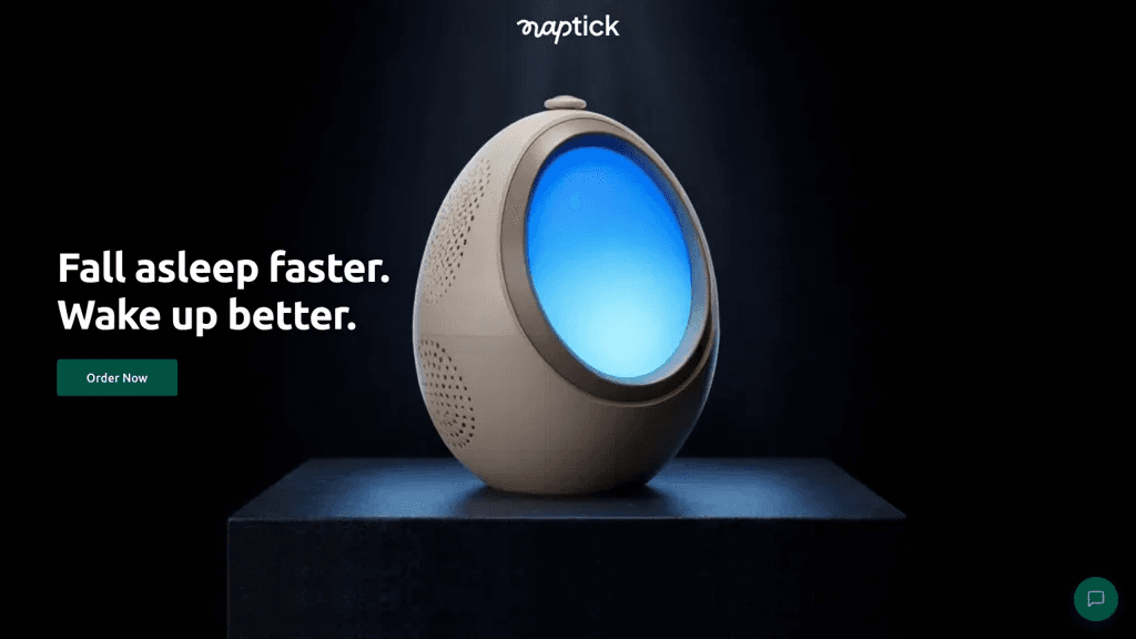 Naptick 官网截图