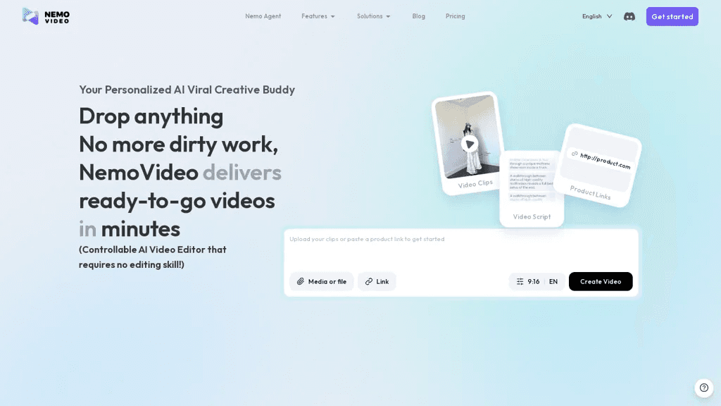 Nemovideo 工具截图