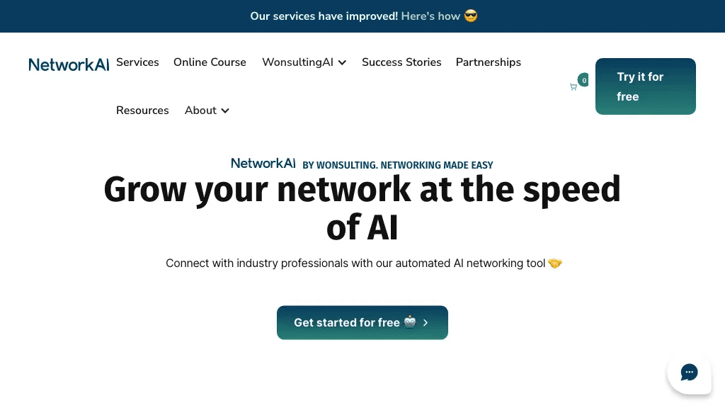 NetworkAI 官网截图