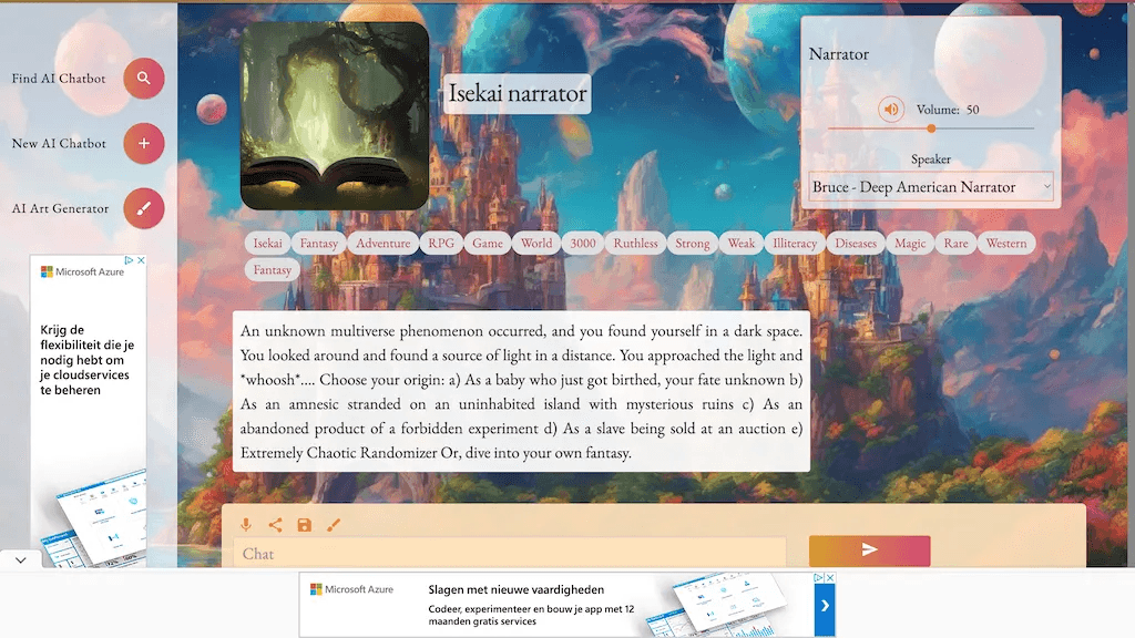 Netwrck AI Chatbots 工具截图