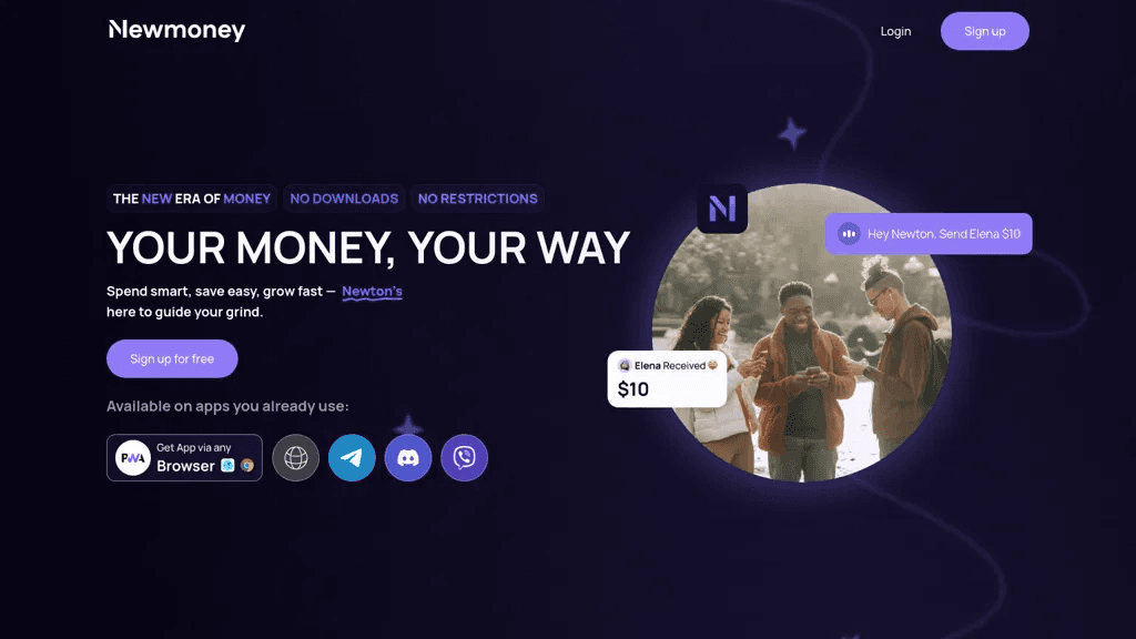 Newmoney.AI 工具截图