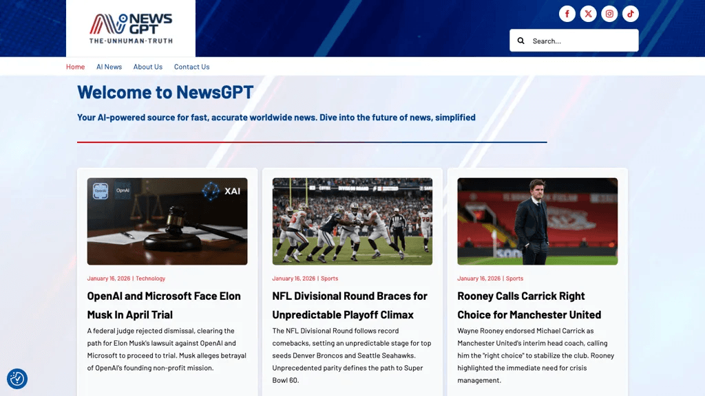 NewsGPT 工具截图