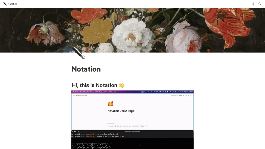 Notation 官网截图
