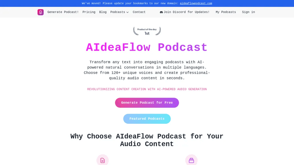NotebookAI Podcast 工具截图