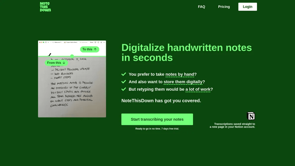 NoteThisDown 工具截图