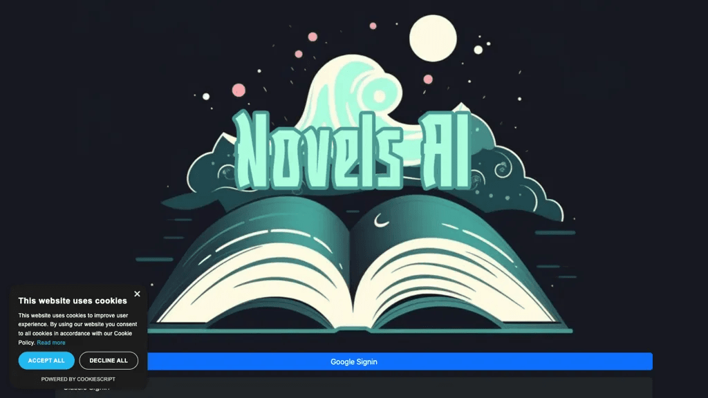 Novels AI 工具截图
